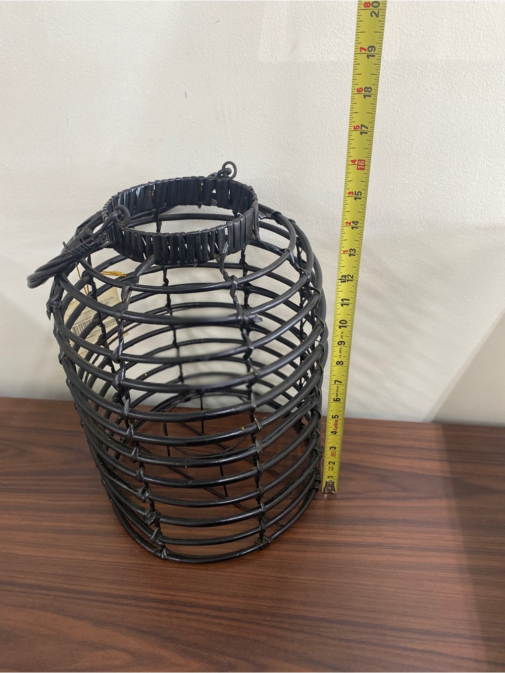 Allen + Roth Woven Rattan Lantern Holder - Picture 5 of 6